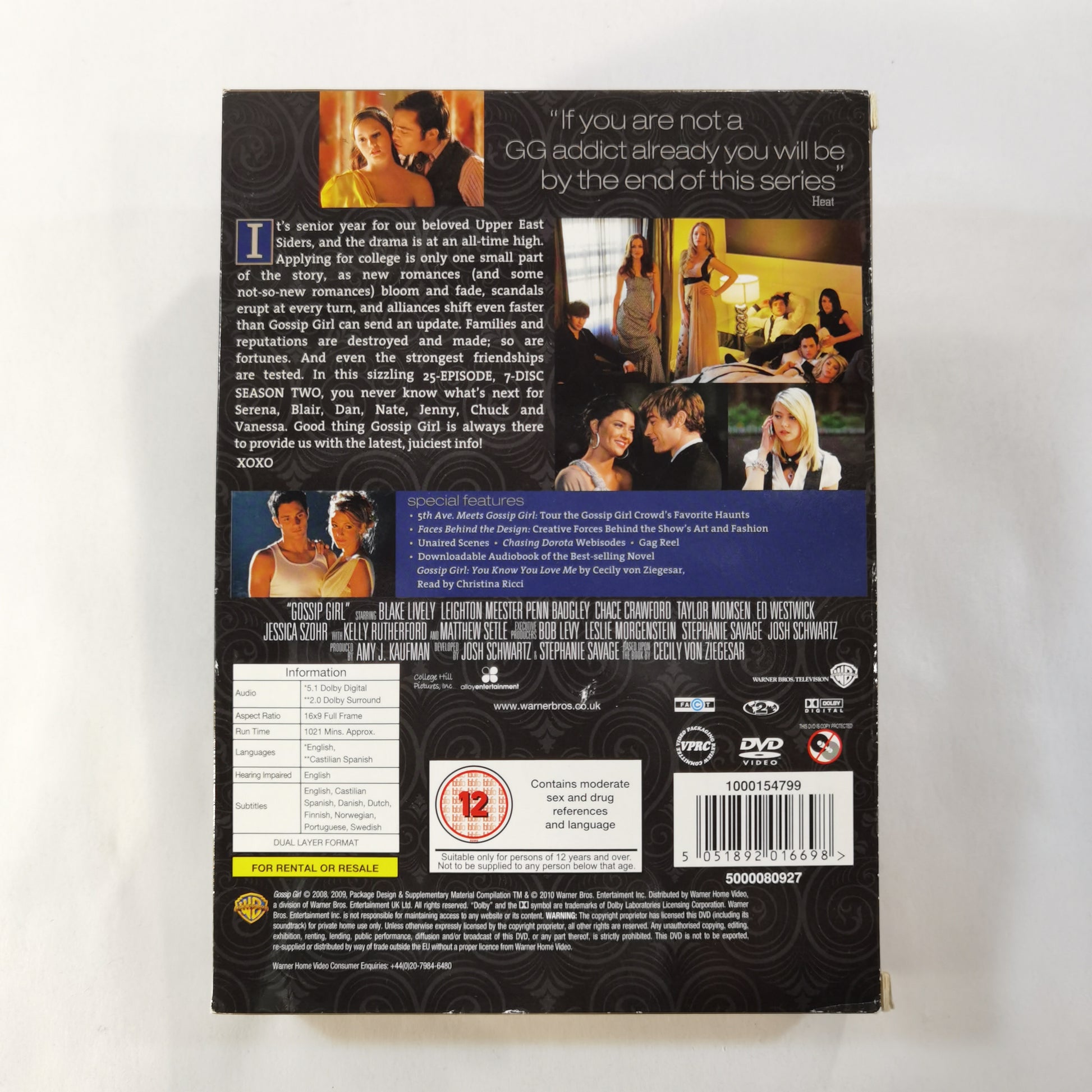 Gossip Girl: Series 2 (2008) - DVD UK 2010 – KobaniStore