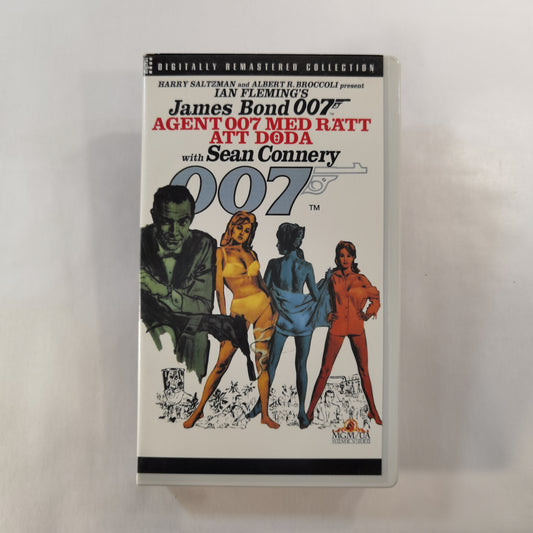 007: Dr. No ( Agent 007 Med Rätt Att Döda ) (1962) - VHS SE 1992 Digitally Remastered Collection