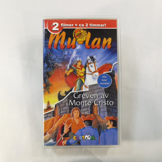 2 Filmer: Mulan - Greven av Monte Cristo - VHS SE